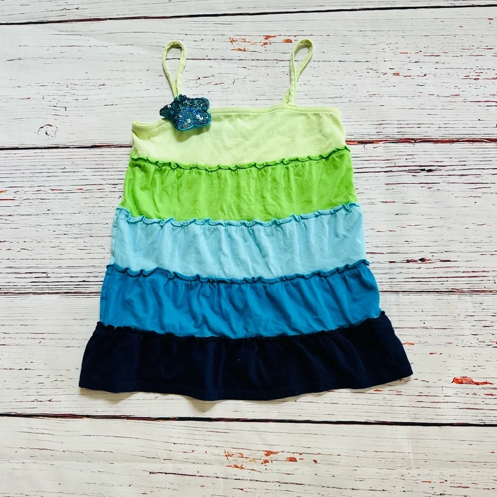 Justice Green and Blue Layered Camisole